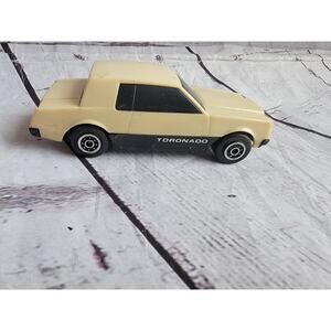 Vintage 1980 Tonka Tornado White Has Yellowed Car 1980 Plastic 4in
